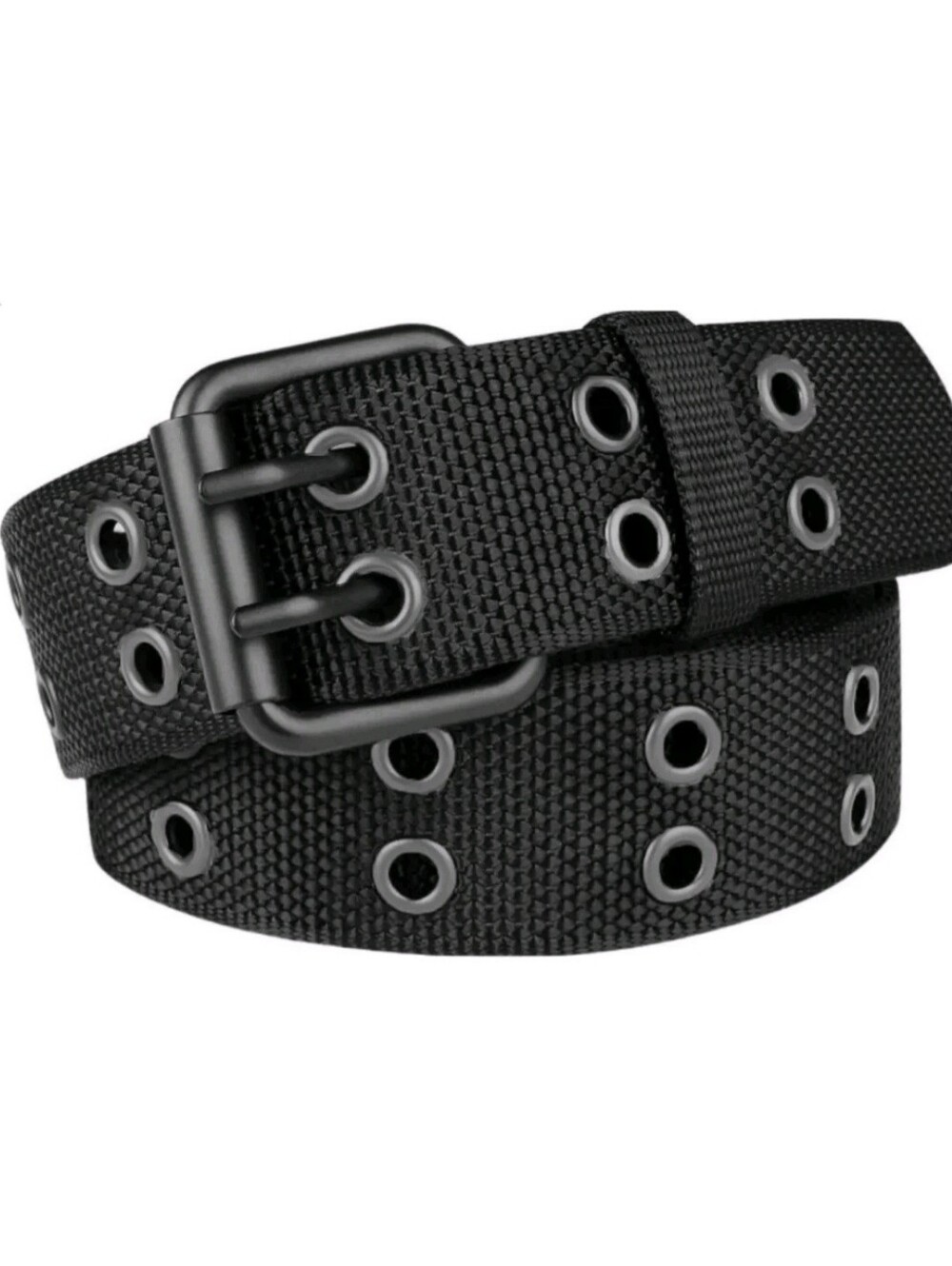 Double Hole Grommets Canvas Web Belt. One size fits all.